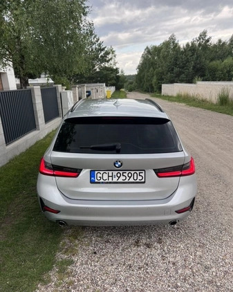BMW Seria 3 cena 99700 przebieg: 162000, rok produkcji 2019 z Chojnice małe 301